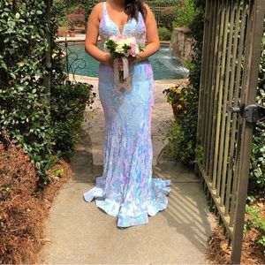 Blue Jovani Prom Dress